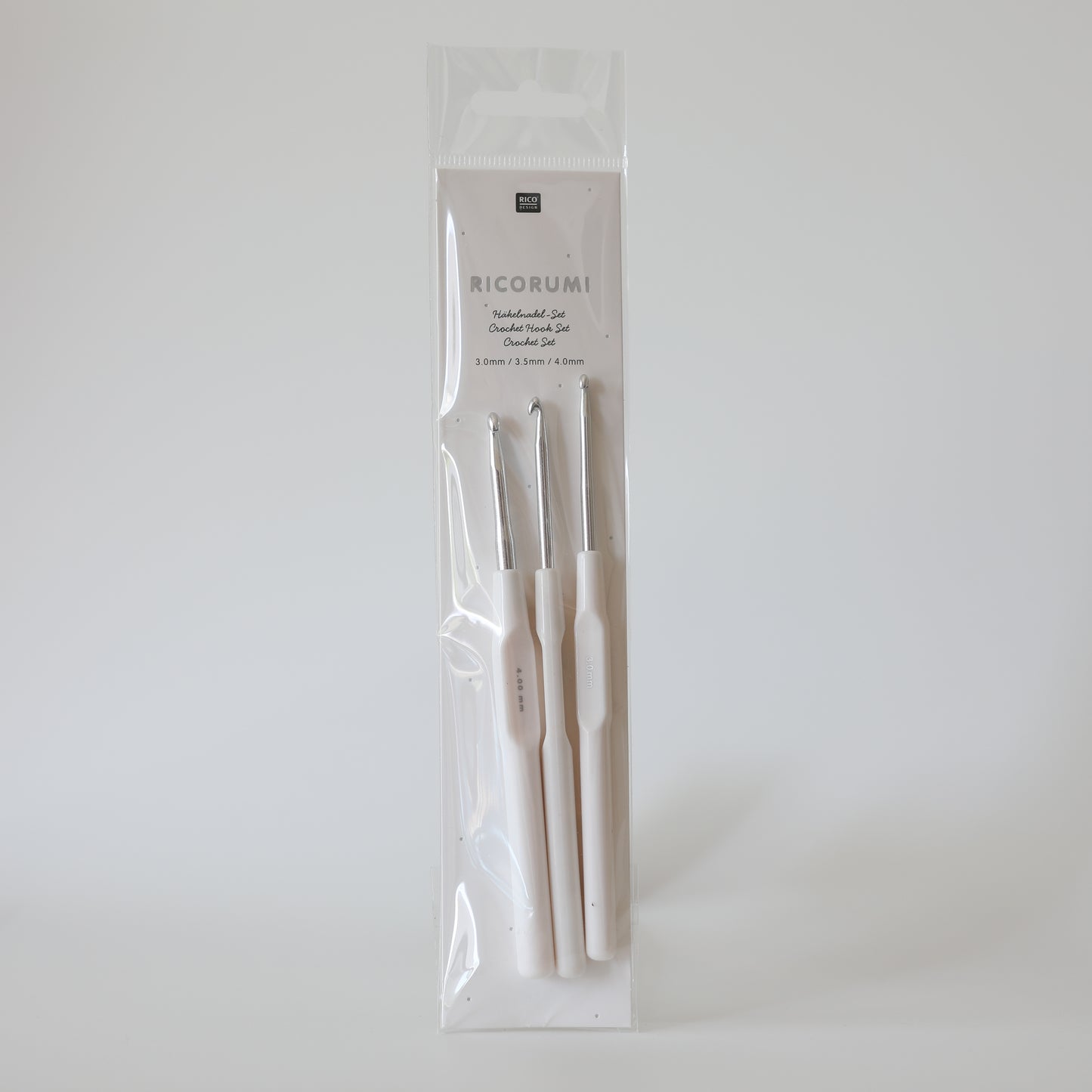 Set de Crochets "Ricorumi" – 3 Pièces (3.00 à 4.00 mm)