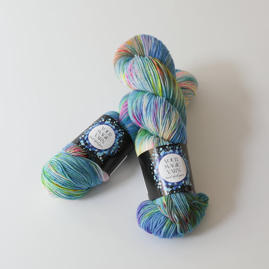 100% Merino - teint à la main