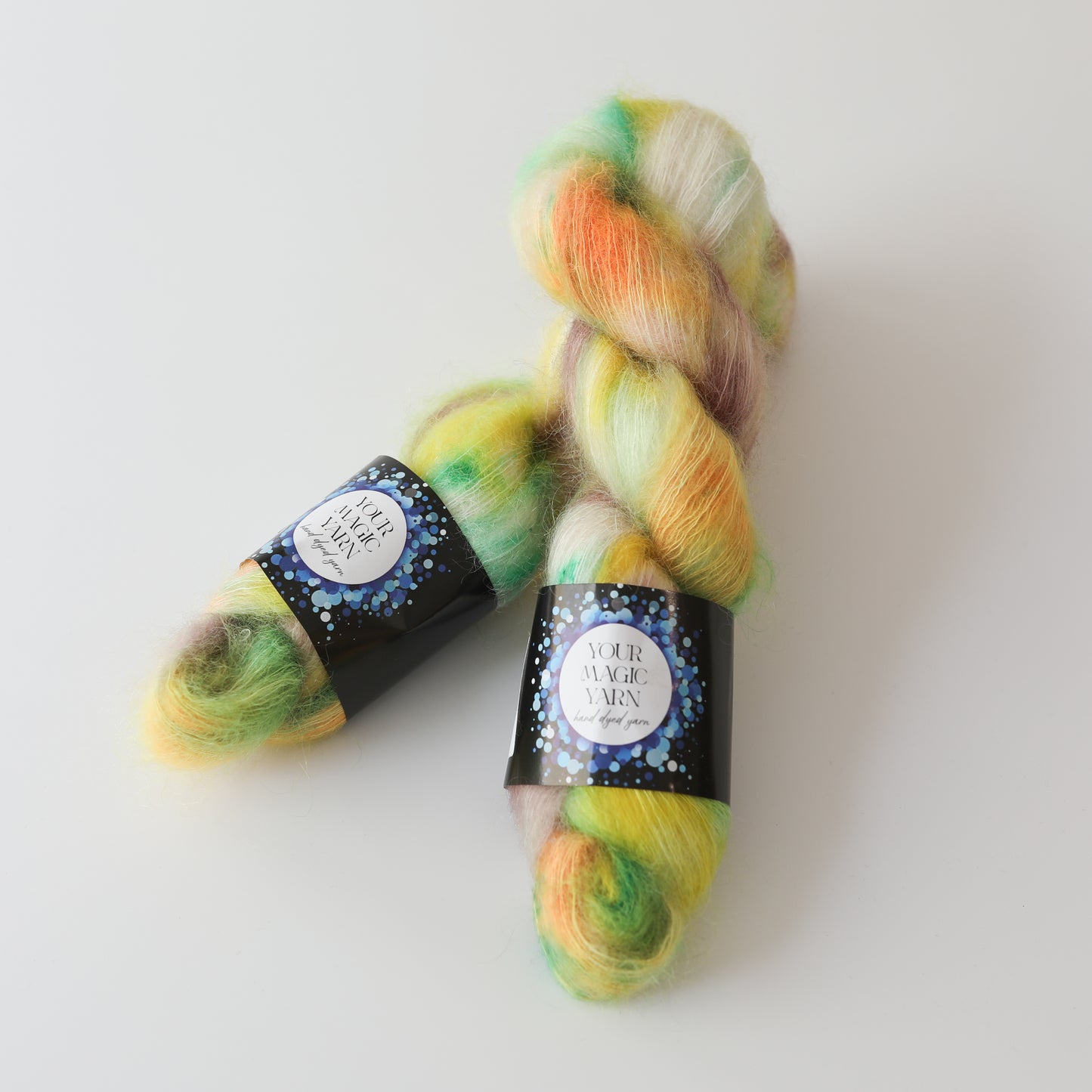 Kidmohair - teint à la main