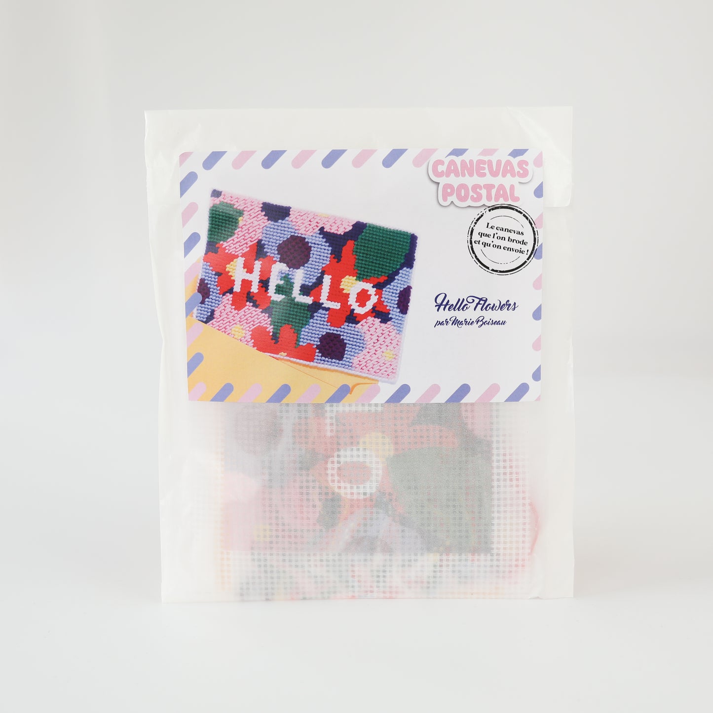 Canevas postal - Hello Flowers