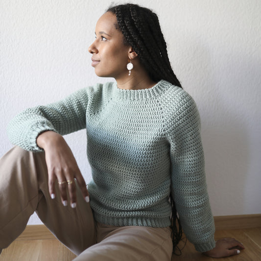 Patron au crochet - le pull raglan