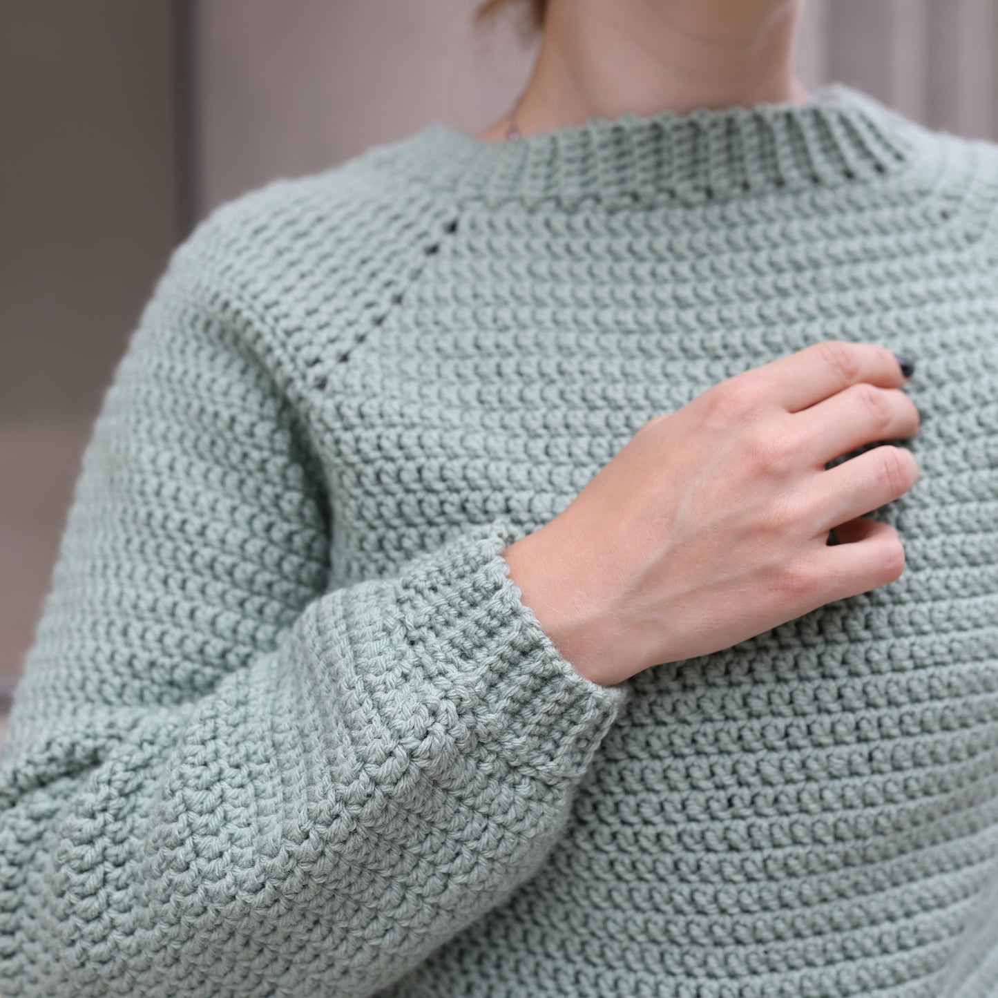 Patron au crochet - le pull raglan