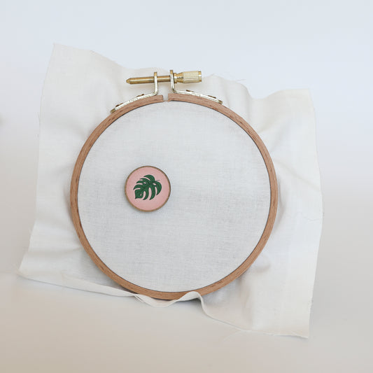 Porte-aiguille aimanté - La monstera