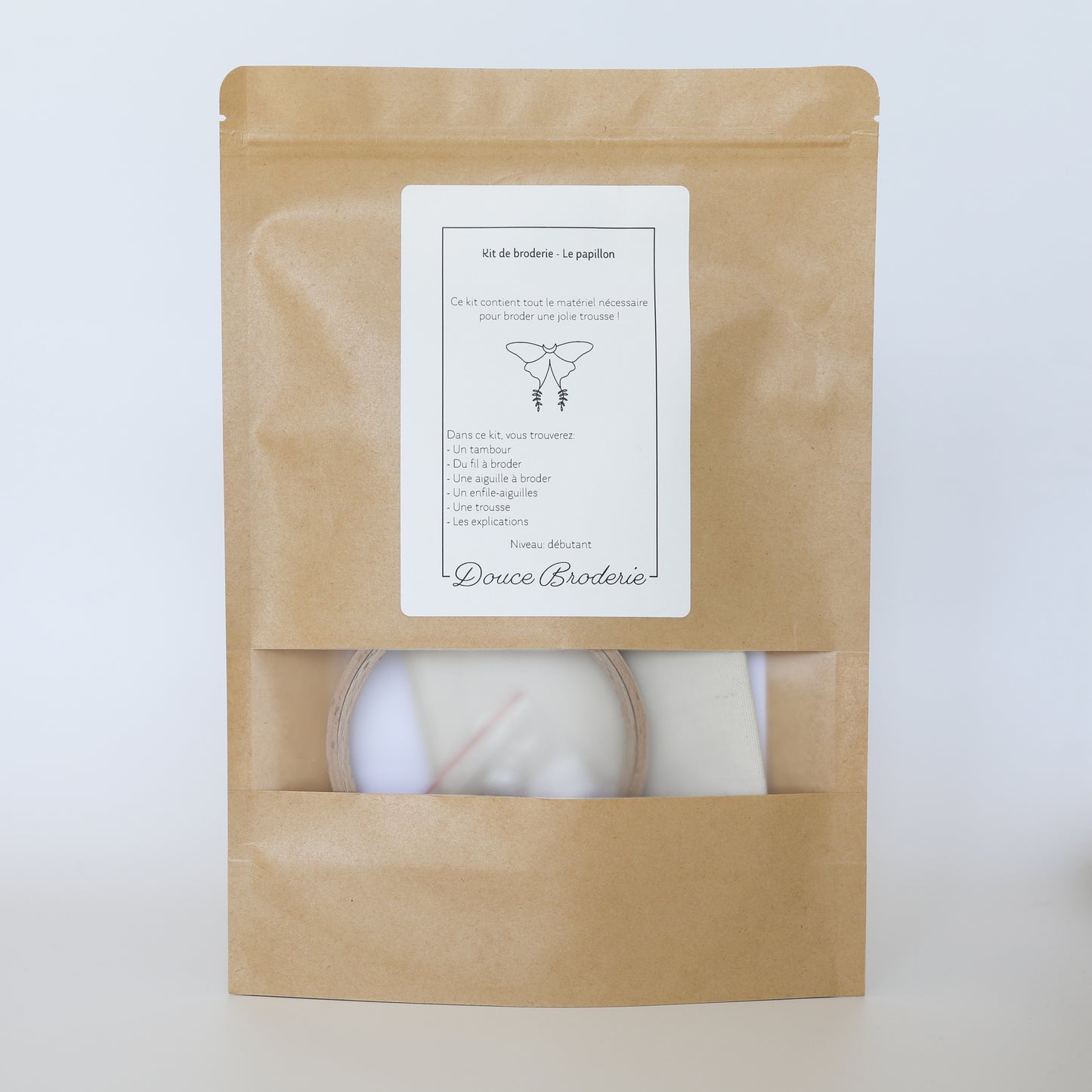 Kit de broderie - Le papillon