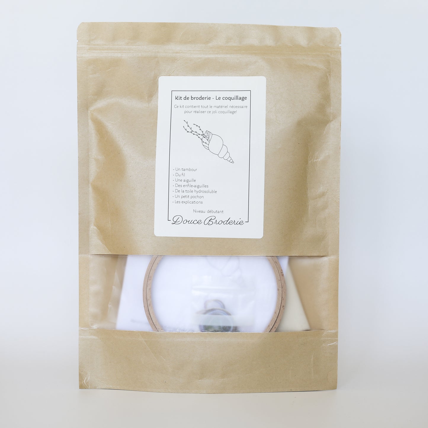 Kit de broderie - Le coquillage