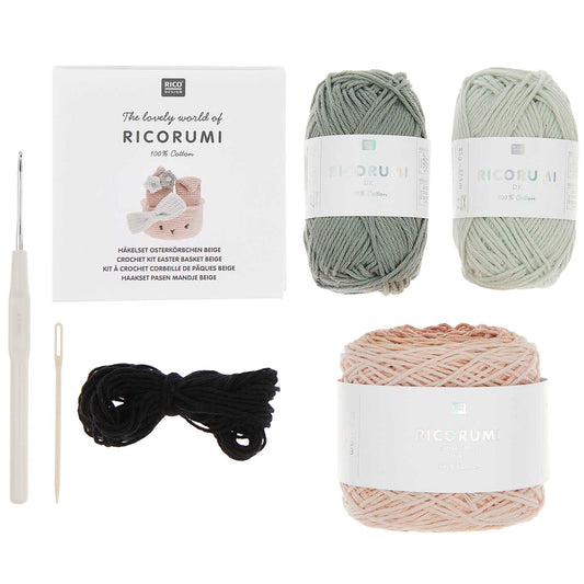 Kit de crochet - Corbeille de Pâques