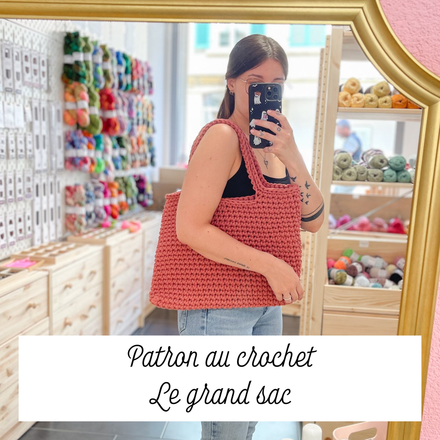 Patron au crochet - le grand sac