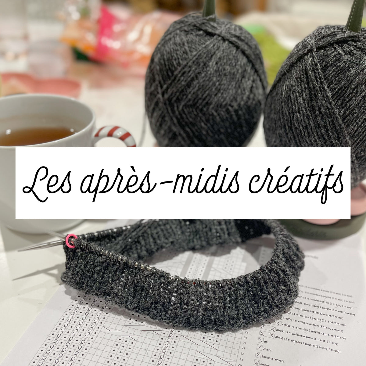 Après-midi créatif - Thé, café & pâtisseries