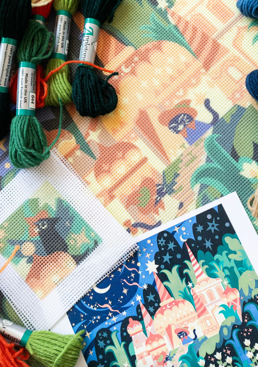 Canevas fatal - Le temple des chatons