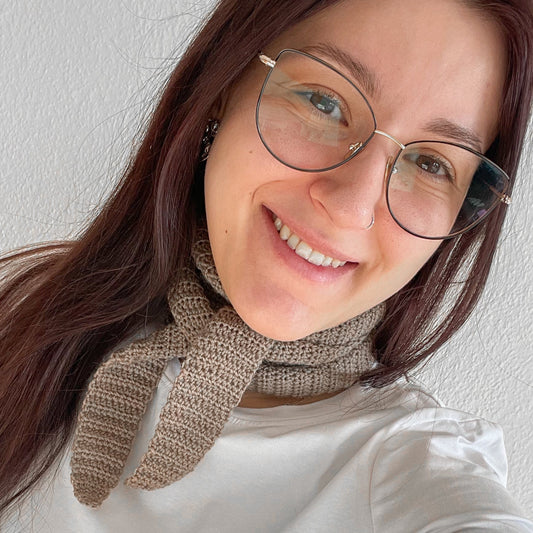 Patron au crochet - l'écharpe fine