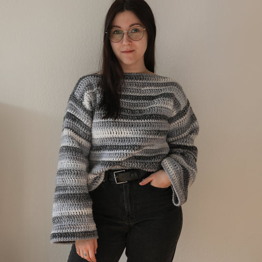 Patron au crochet - le pull Bloom