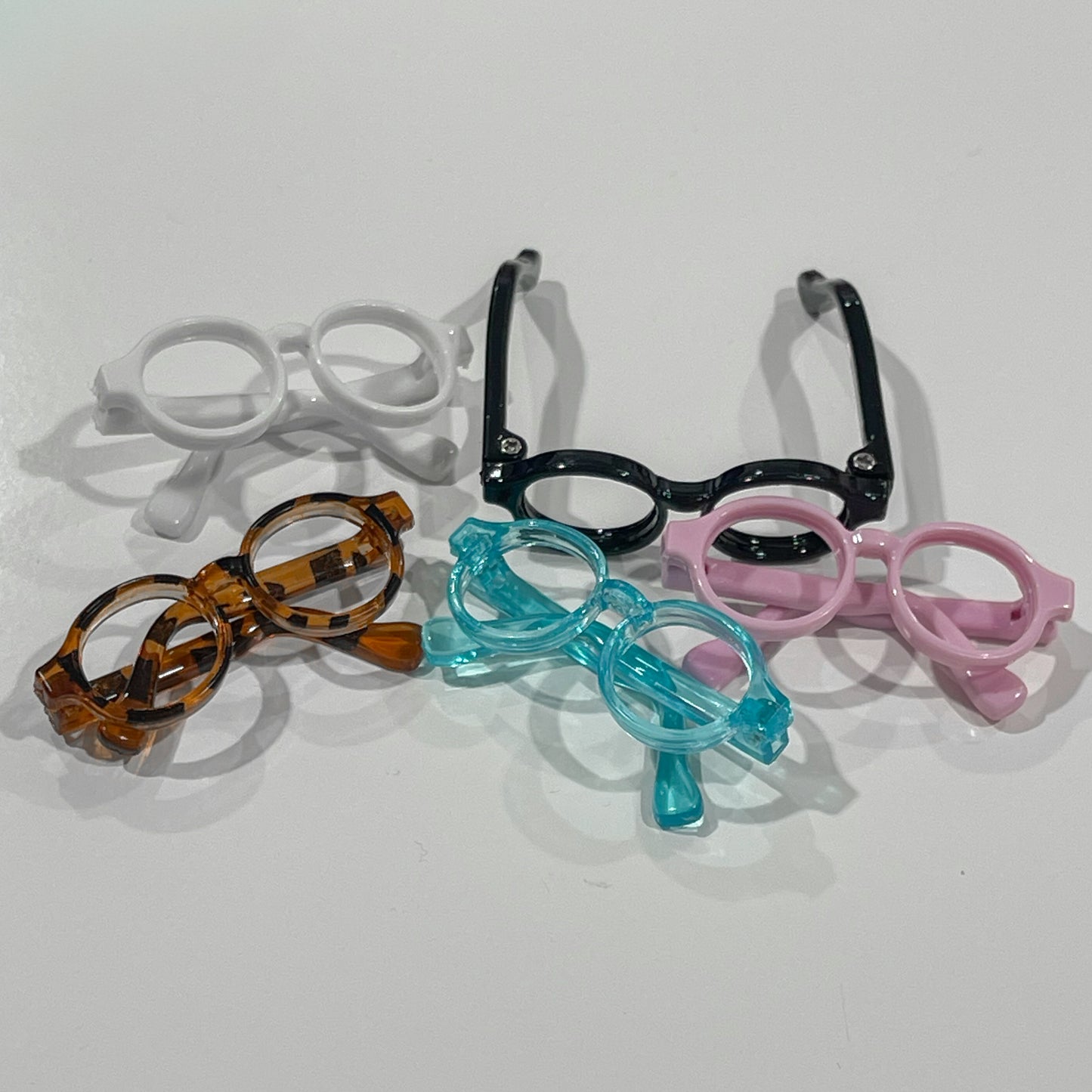 Mini lunettes en acrylique pour Amigurumi