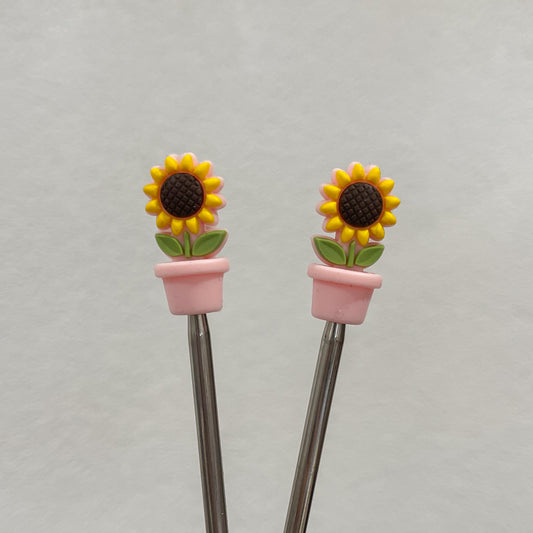 Protège-pointes pour aiguilles à tricoter - pots de fleurs