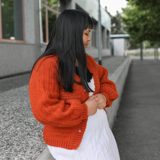 Patron au crochet - le cardigan