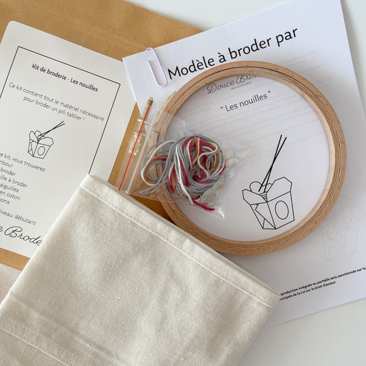 Kit de broderie - Les nouilles