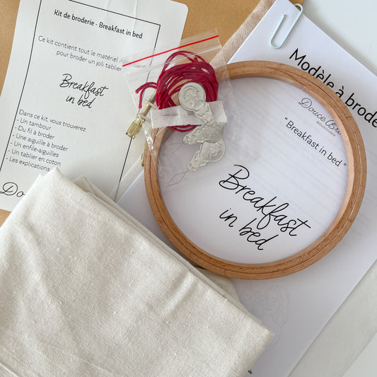 Kit de broderie - Breakfast in bed