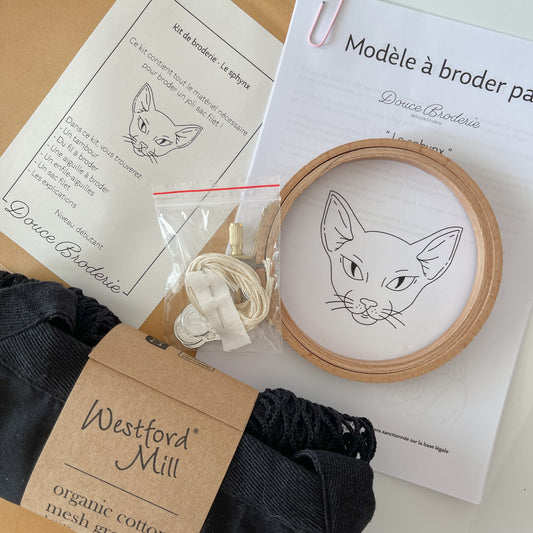 Kit de broderie - Le sphynx