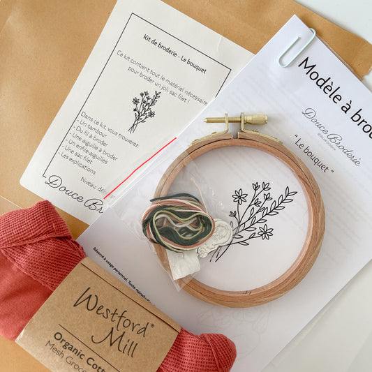 Kit de broderie - Le bouquet