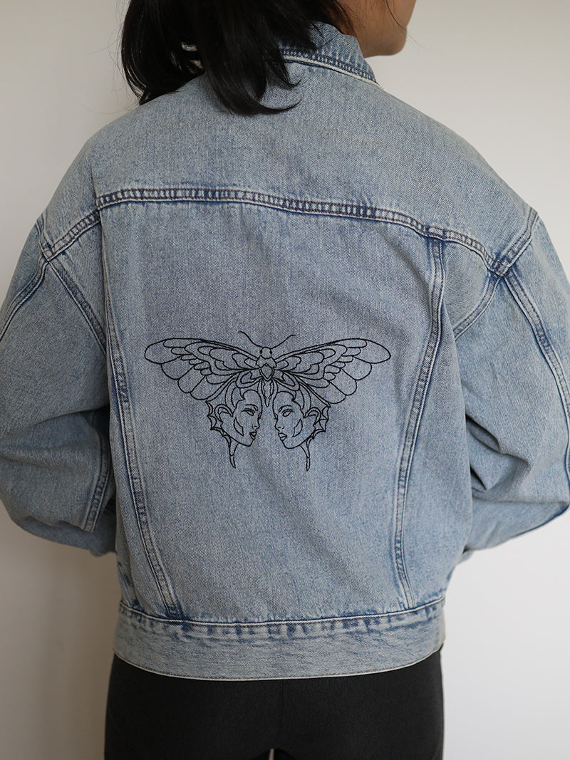 Veste en Jeans - Papillon