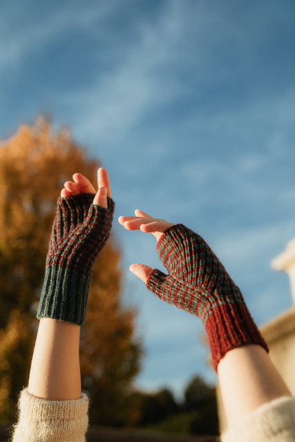 Patron de tricot - Gecko Mitaines