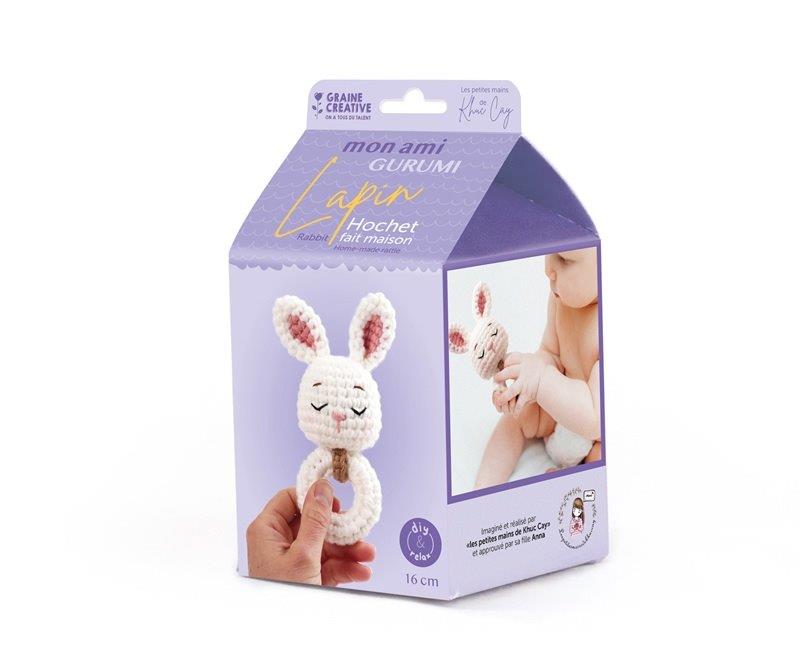 Kit de crochet - hochet Lapin