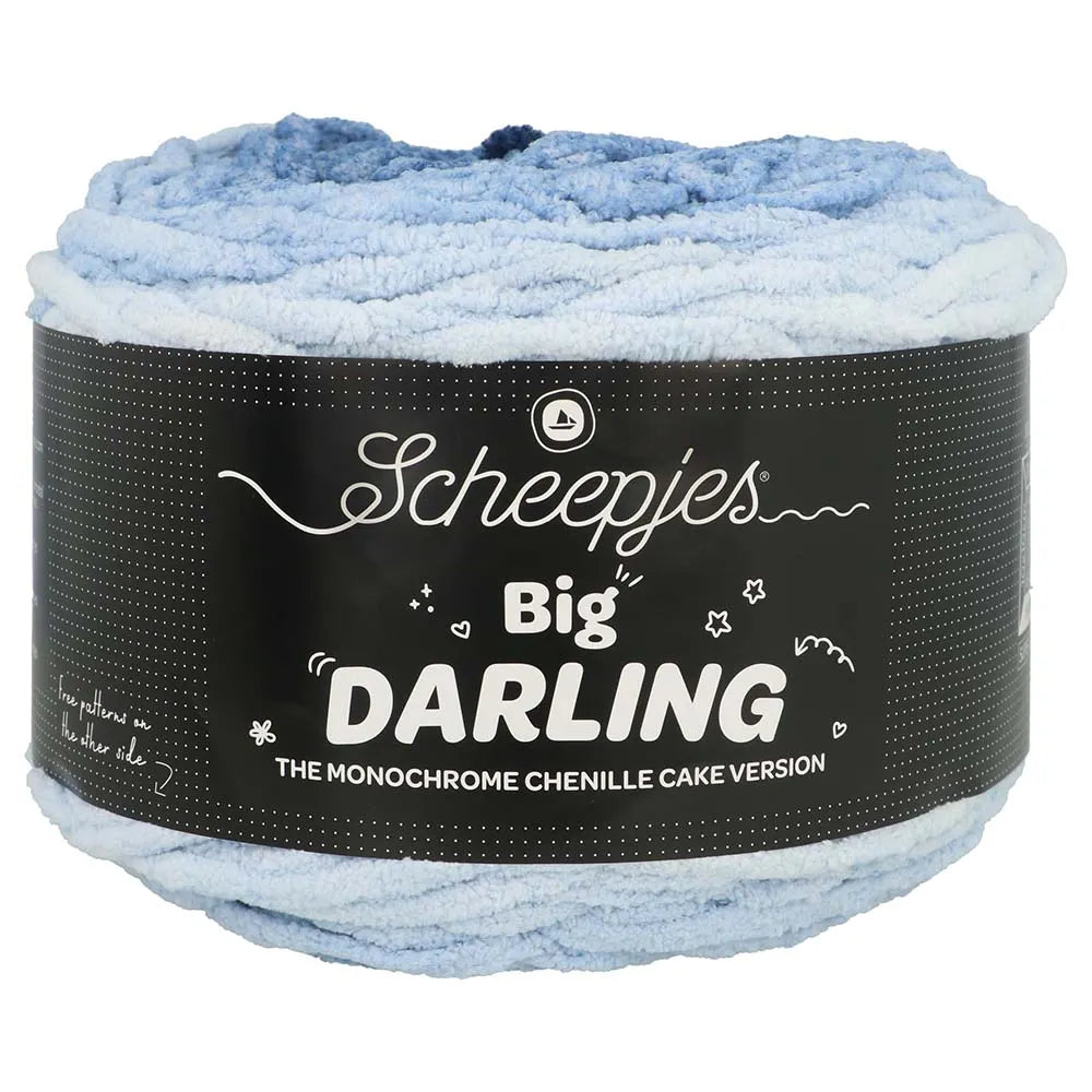 Scheepjes Big Darling Monochrome Cake – Fil chenille dégradé
