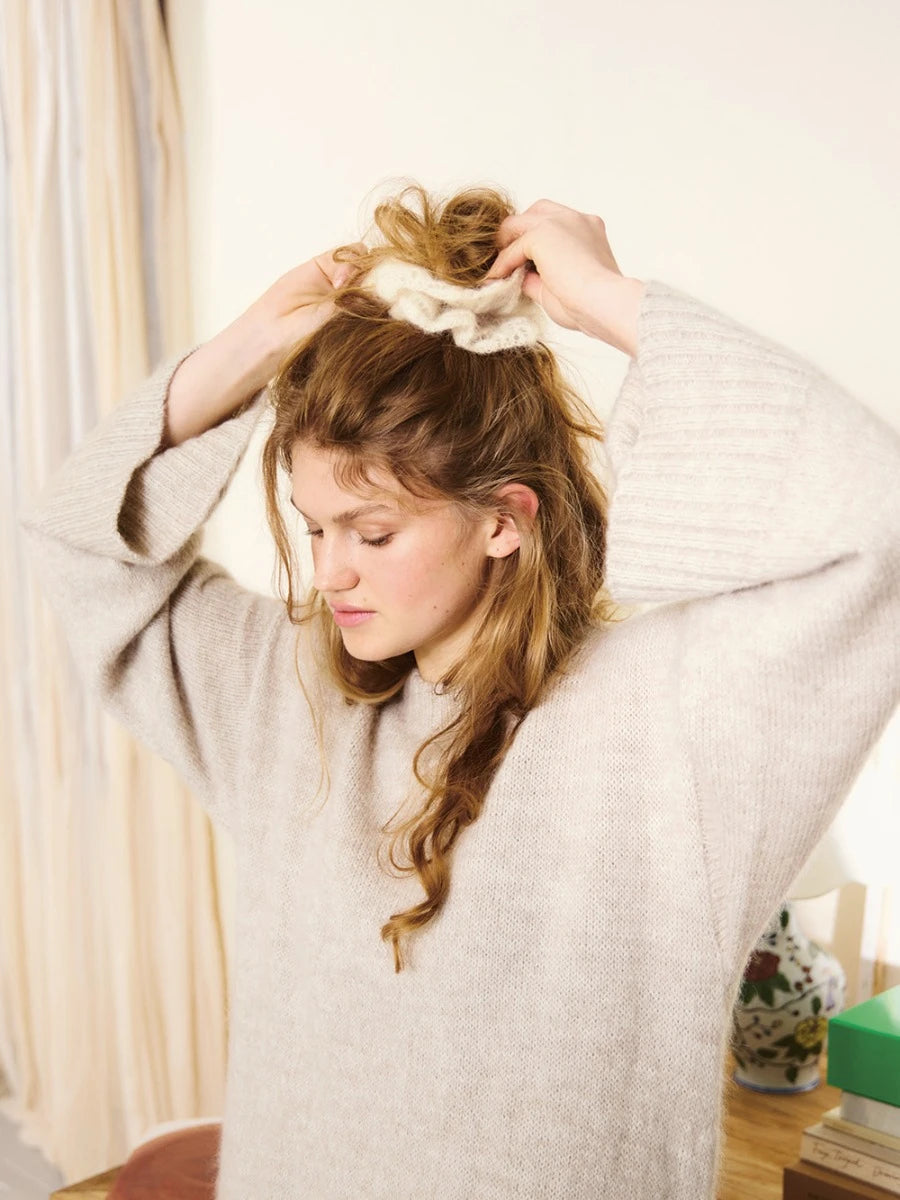 Patron de tricot Sandnes Garn - Fleur Scrunchie