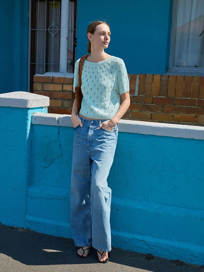 Patron de tricot Sandnes Garn - Elodie Tee