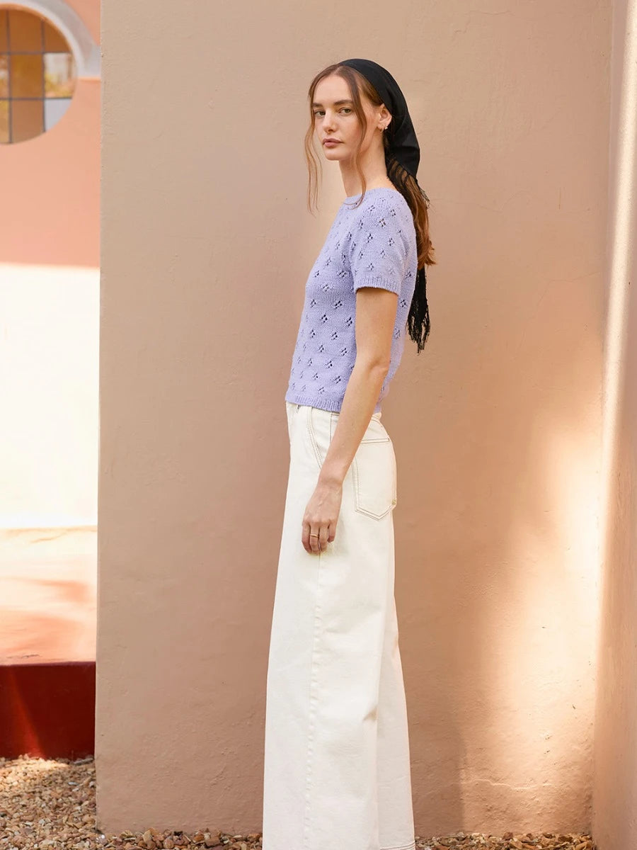 Patron de tricot Sandnes Garn - Elodie Tee