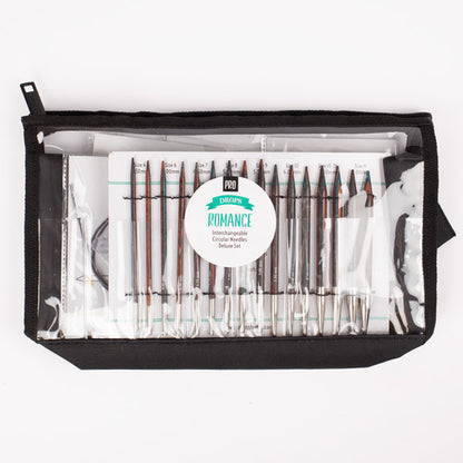 Set aiguilles circulaires interchangeables Deluxe - DROPS Pro Romance