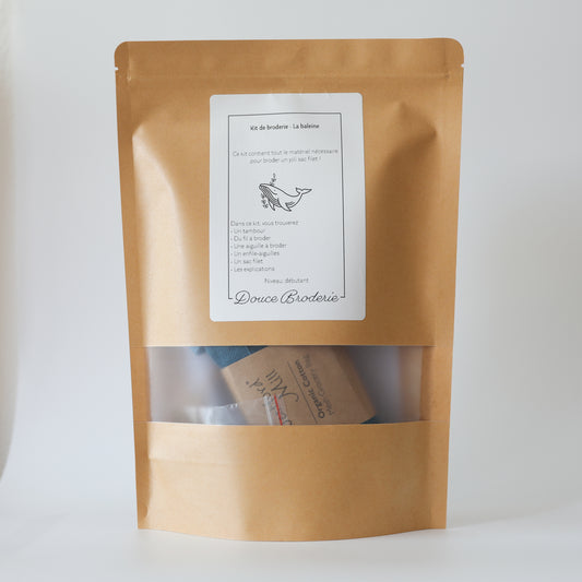 Kit de broderie - La baleine