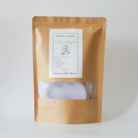Kit de broderie - La pierre tombale