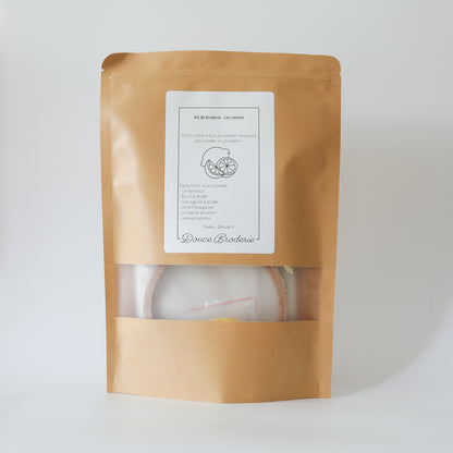 Kit de broderie - Les citrons