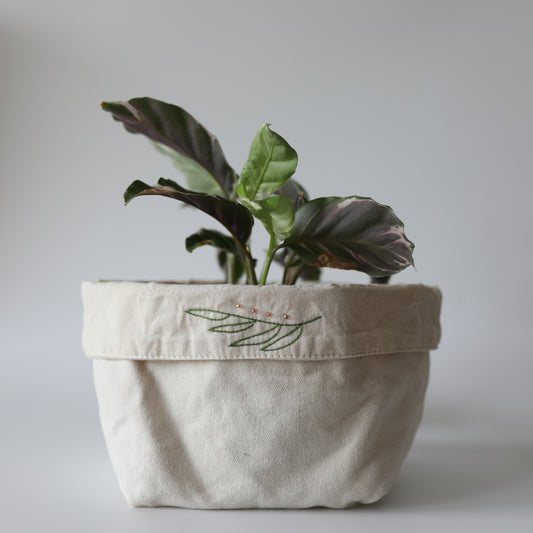 Cache-pot -  la feuille