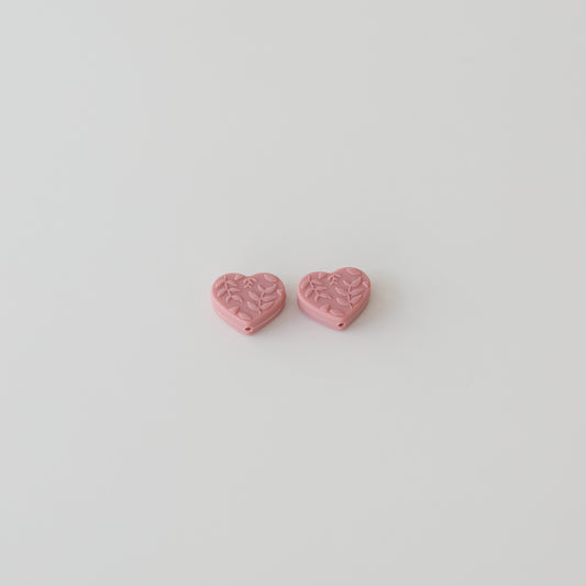 Protège-pointes pour aiguilles à tricoter - Coeur fleuri