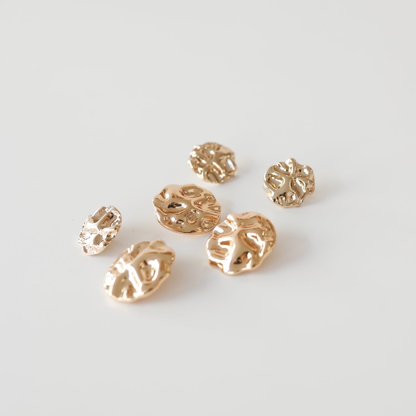 Boutons décoratifs – Métal doré / argenté