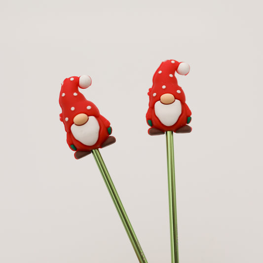 Protège-pointes pour aiguilles à tricoter - Lutin rouges