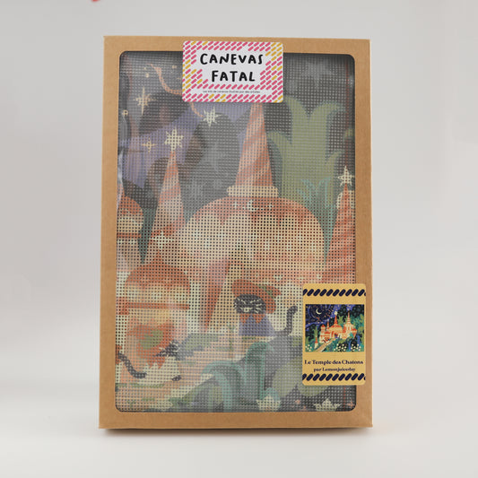 Canevas fatal - Le temple des chatons