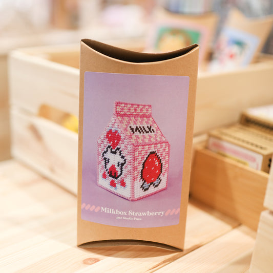 Kit canevas - Milkbox Strawberry