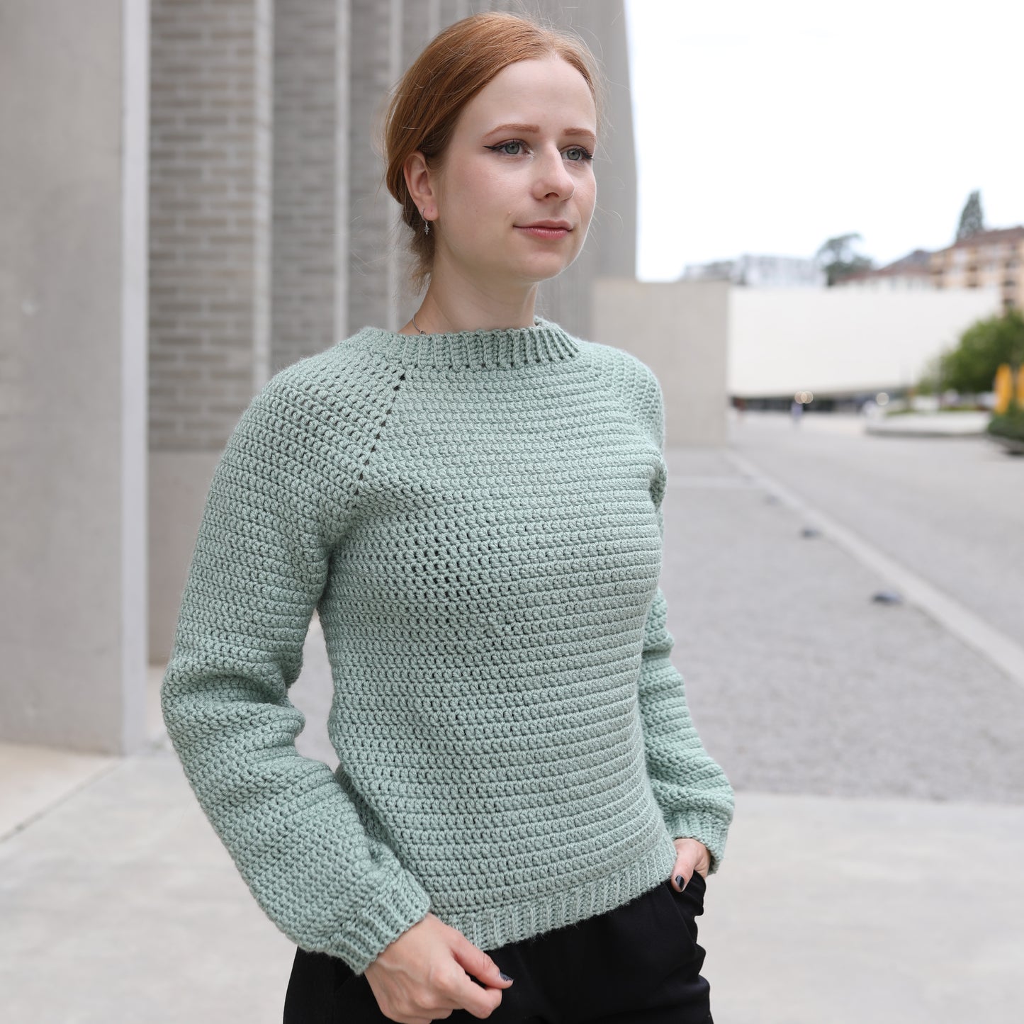Patron au crochet - le pull raglan