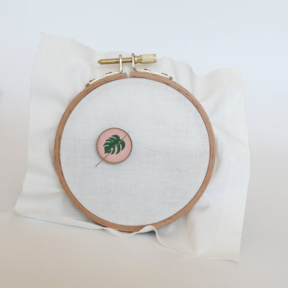 Porte-aiguille aimanté - La monstera