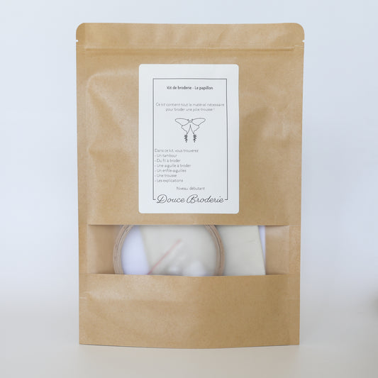 Kit de broderie - Le papillon