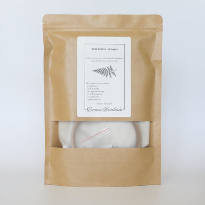 Kit de broderie - la fougère