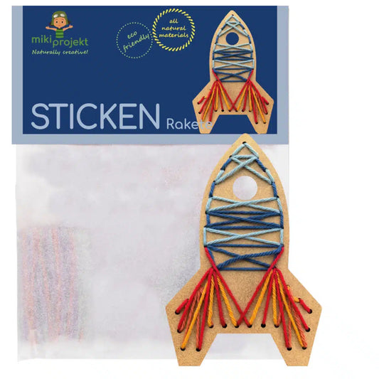 Mikiprojekt – Kit de broderie Fusée
