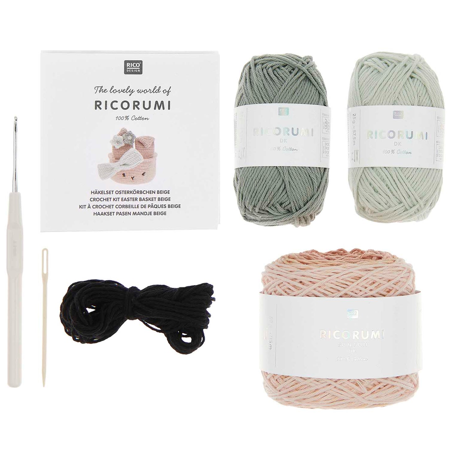 Kit de crochet - Corbeille de Pâques