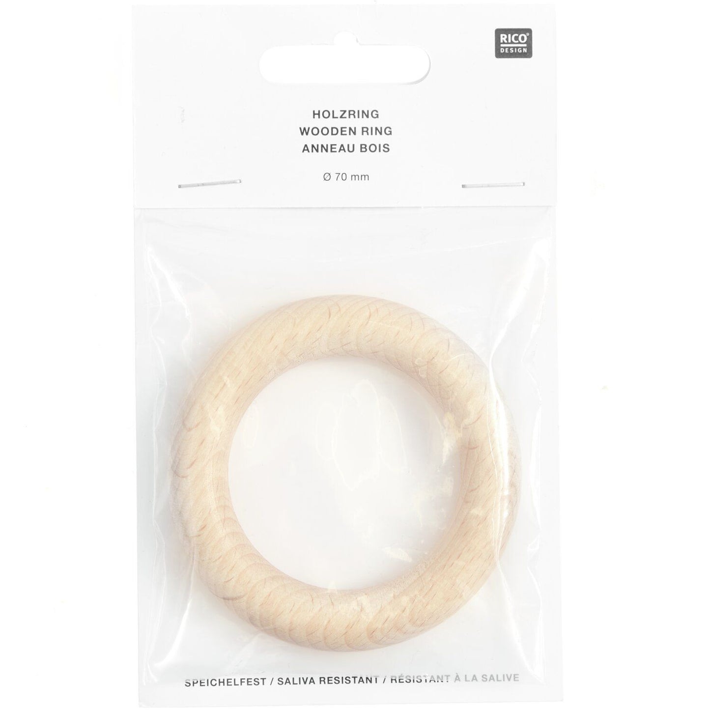 Bague en bois pour hochet - Rico Design
