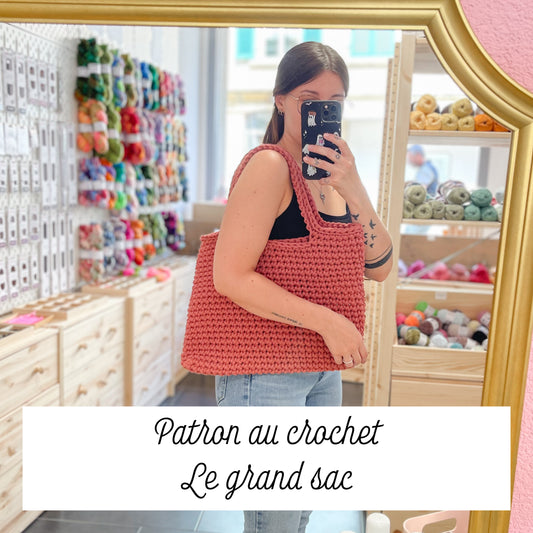 Patron au crochet - le grand sac