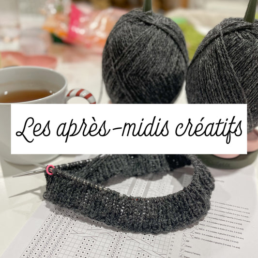 Après-midi créatif - Thé, café & pâtisseries