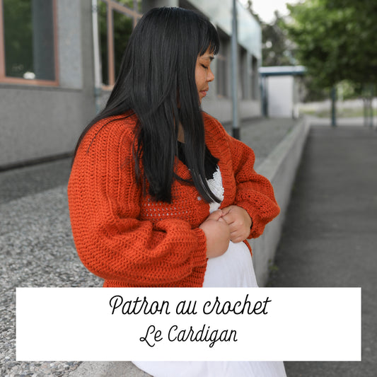 Patron au crochet - le cardigan