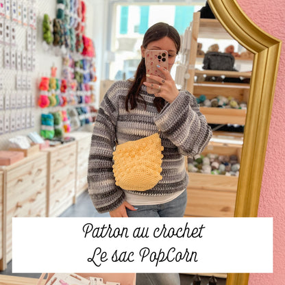 Patron au crochet - le sac PopCorn